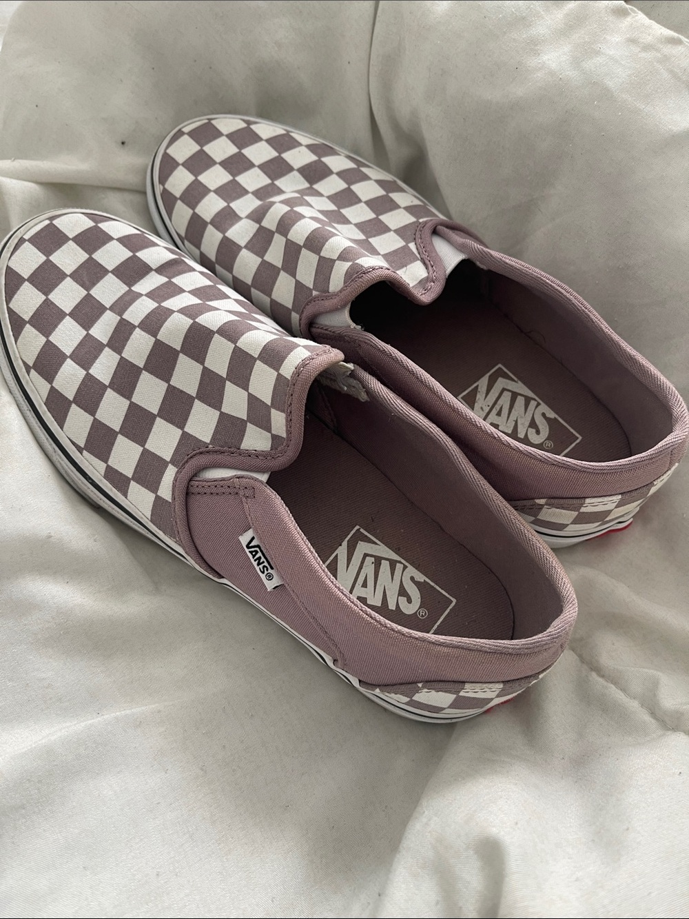 Vans Checkerboard Asher in Mauve | s9 womens | never worn ✨